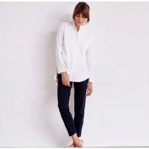 Aday Something Borrowed Shirt Top Size XS Cloud White Travel Work Career Office